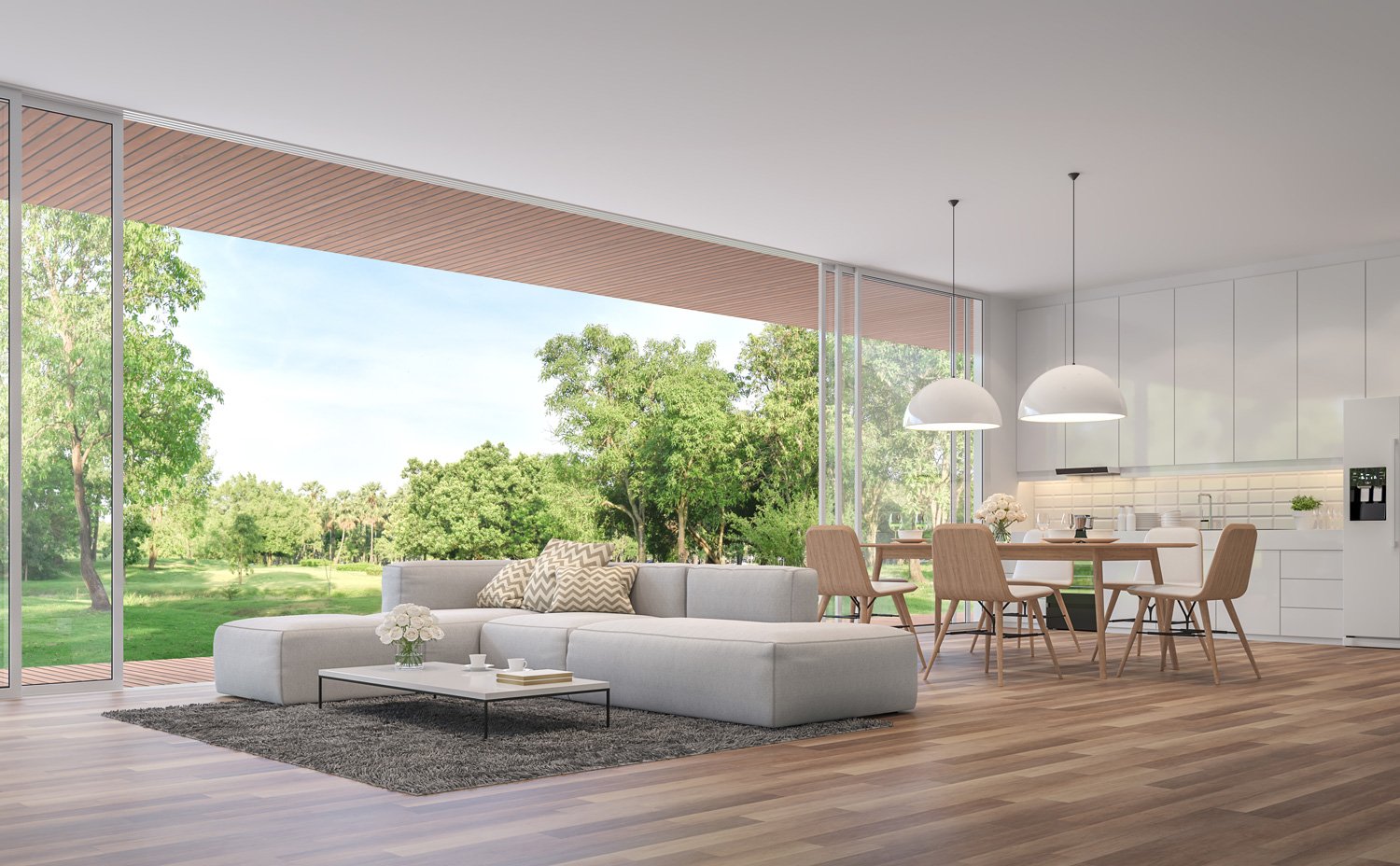 Salon rez de jardin