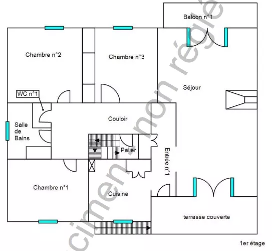 AQUITAINE IMMOBILIER STRATEGIES - EXCLUSIVITE -  LIBRE DE TOUTE OCCUPATION - POITIERS DOLMEN - MAISON 163 M² - PARCELLE DE 452 M² / image 2