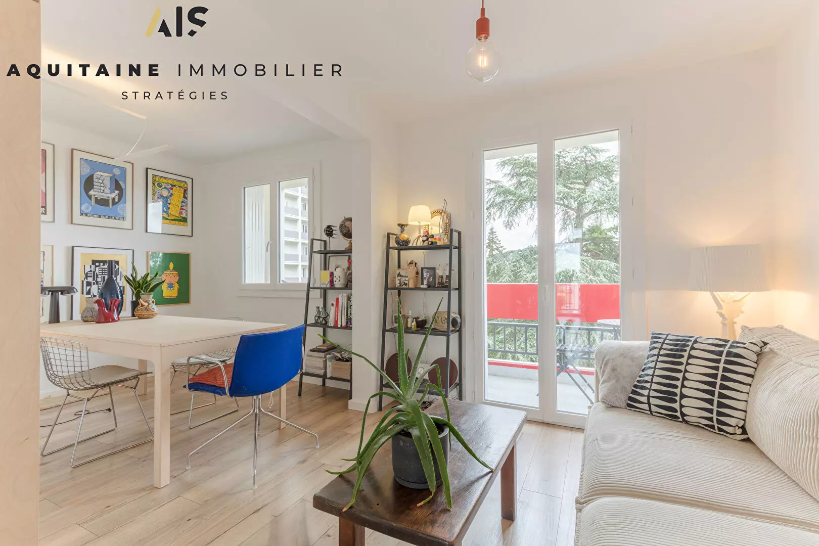 OFFRE D ACHAT ACCEPTEE - AQUITAINE IMMOBILIER STRATEGIES - EXCLUSIVITE - T3 58 M² AVEC TERRASSES DE 10 ET 3 m² - TALENCE SUZON / image 1