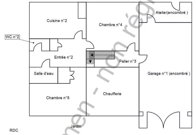 AQUITAINE IMMOBILIER STRATEGIES - EXCLUSIVITE -  LIBRE DE TOUTE OCCUPATION - POITIERS DOLMEN - MAISON 163 M² - PARCELLE DE 452 M² / image 3