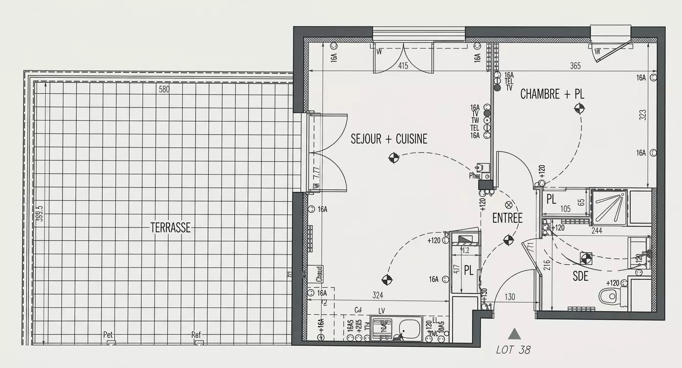 AQUITAINE IMMOBILIER STRATÉGIES - EXCLUSIVITE - POITIERS  CHU  /  GIBAUDERIE - APPARTEMENT TYPE 2 - 48 M² -  PARKING  - TERRASSE - PARKING - CAVE / image 1
