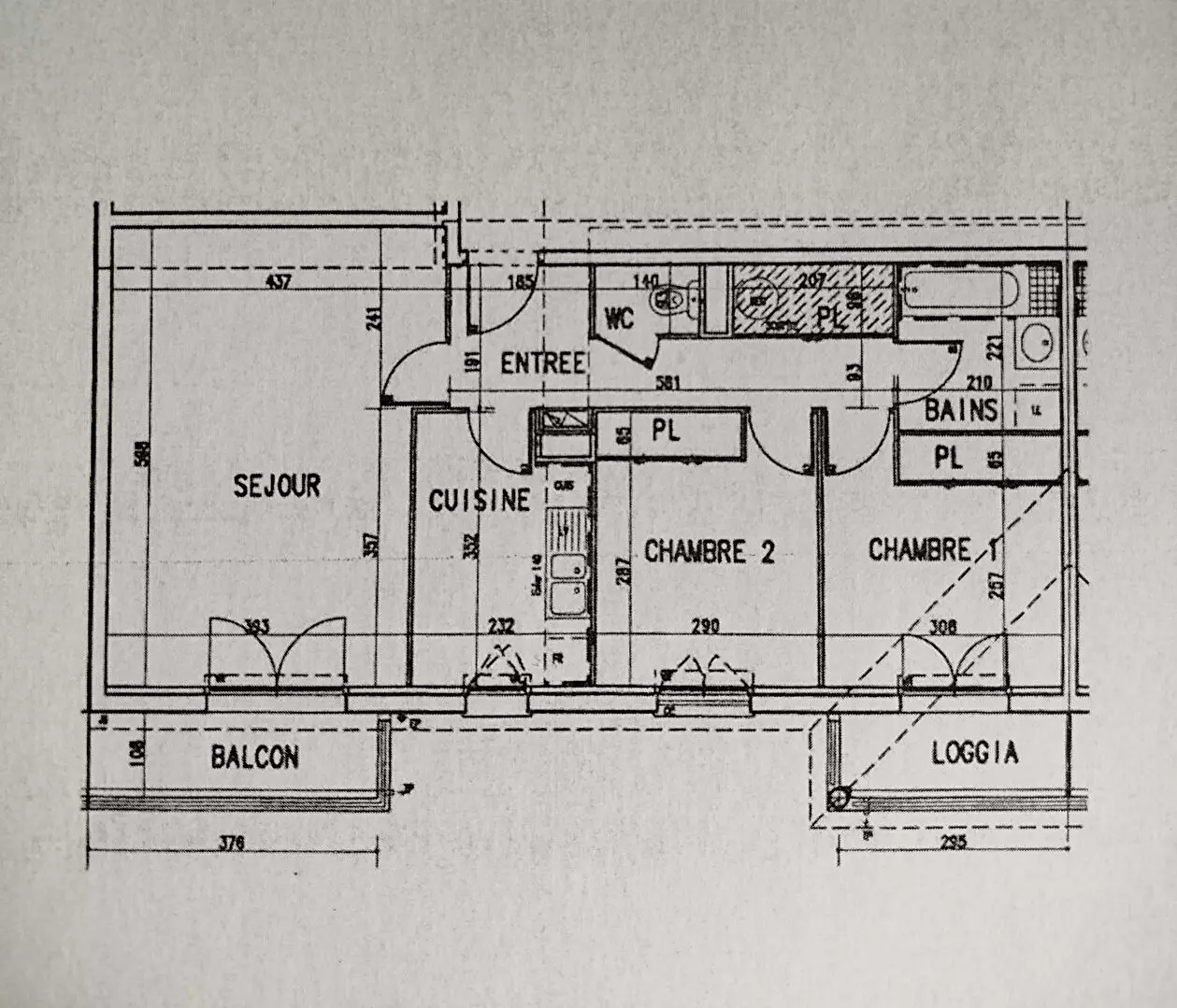 AQUITAINE IMMOBILIER STRATEGIES - EXCLUSIVITE - POITIERS  PATIS / CHU - APPARTEMENT T3 68 M² - LIBRE DE TOUTE OCCUPATION / image 2