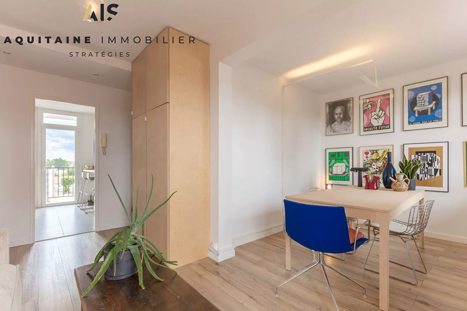 OFFRE D ACHAT ACCEPTEE - AQUITAINE IMMOBILIER STRATEGIES - EXCLUSIVITE - T3 58 M² AVEC TERRASSES DE 10 ET 3 m² - TALENCE SUZON / image 3